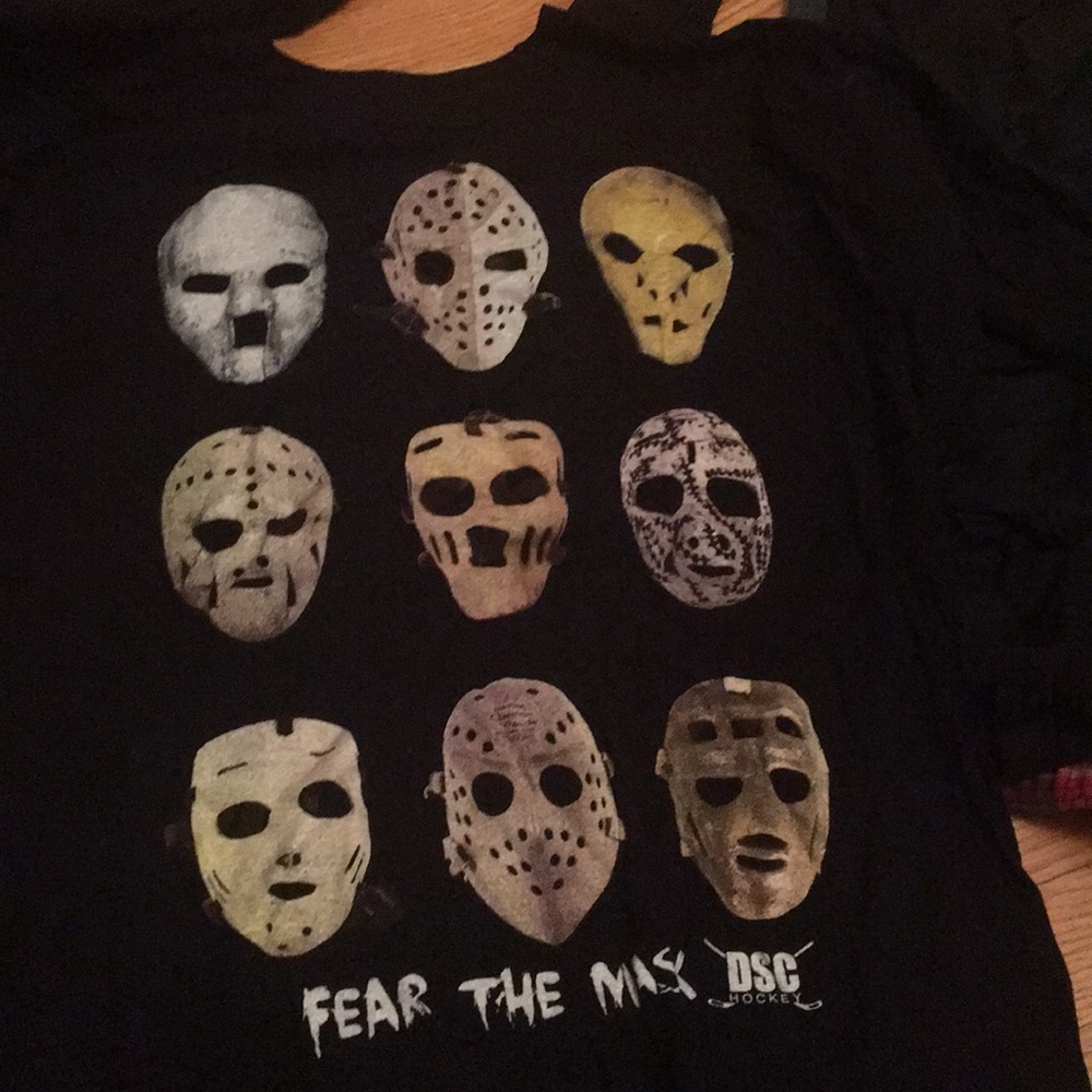 vintage fear the mask DSC hockey